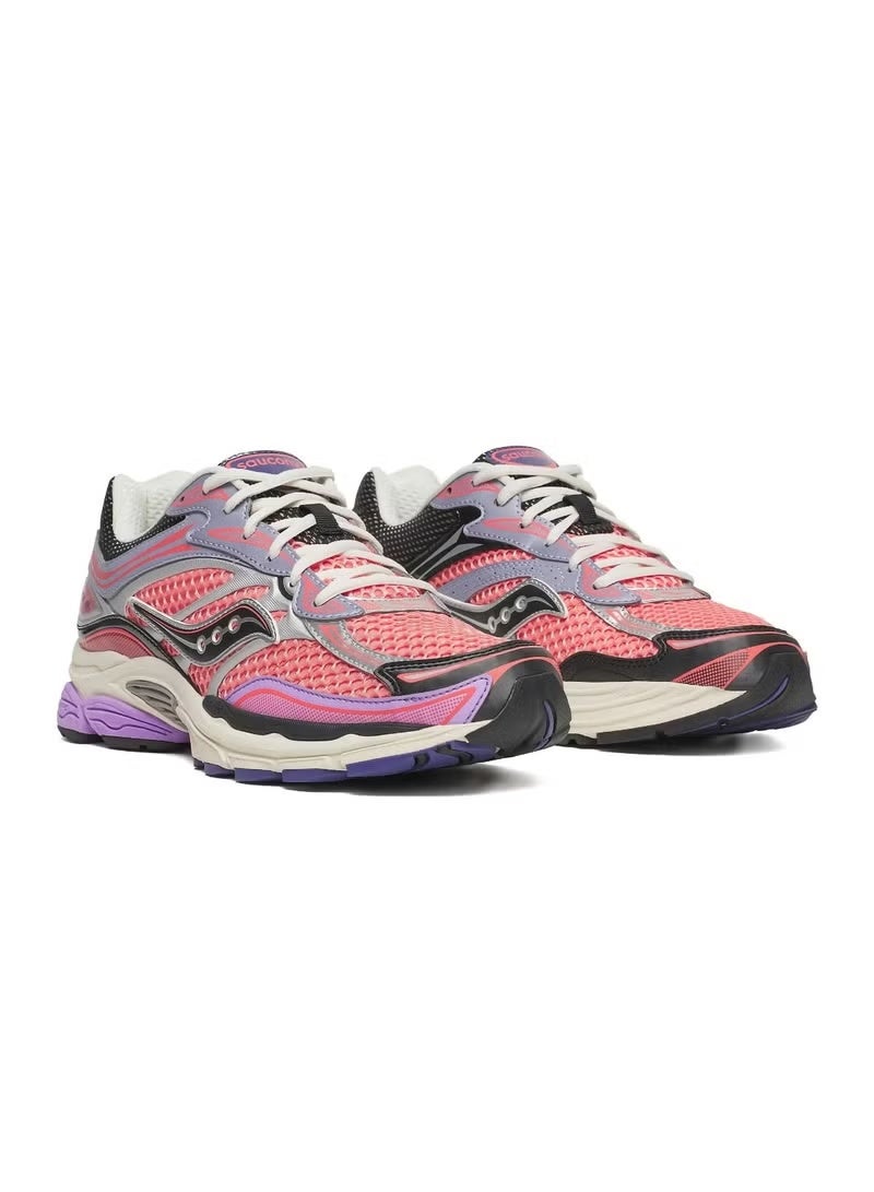 Saucony ProGrid Omni 9 Women's Running Shoes | Breathable Mesh Athletic Sneakers | Premium Cushioning Stability Walking, Jogging, Training & Gym Sports Shoes | Pink Purple - Image 3