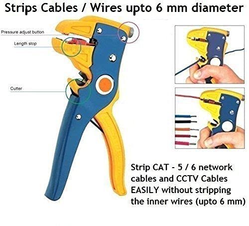 Inditrust Self Adjustable Automatic Wire Stripper and Cutter pack of 2 Wire Cutter - Image 2
