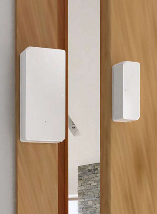 NIBEMINENT 2-Piece Wireless Anti-Theft Door Window Alarm Sensor White 12x6x10centimeter - Image 2