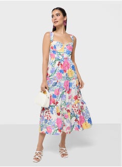 ELLA Floral Print Dress  - Image 4