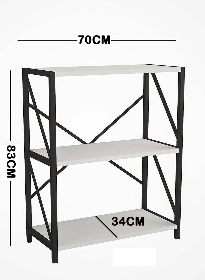 AGD Console Table ,side table with 3-level storage shelves, side table, modern table for the living room, corridor and hall. - Image 2