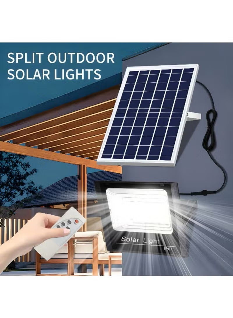 Household Solar Light 400W – Waterproof Outdoor LED Flood Light with Remote Control, USB Charging, and 4000mAh Battery - Image 1