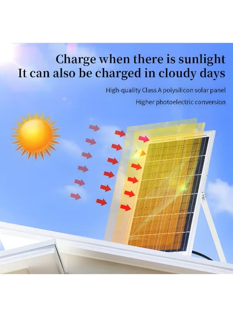 Household Solar Light 400W – Waterproof Outdoor LED Flood Light with Remote Control, USB Charging, and 4000mAh Battery - Image 3