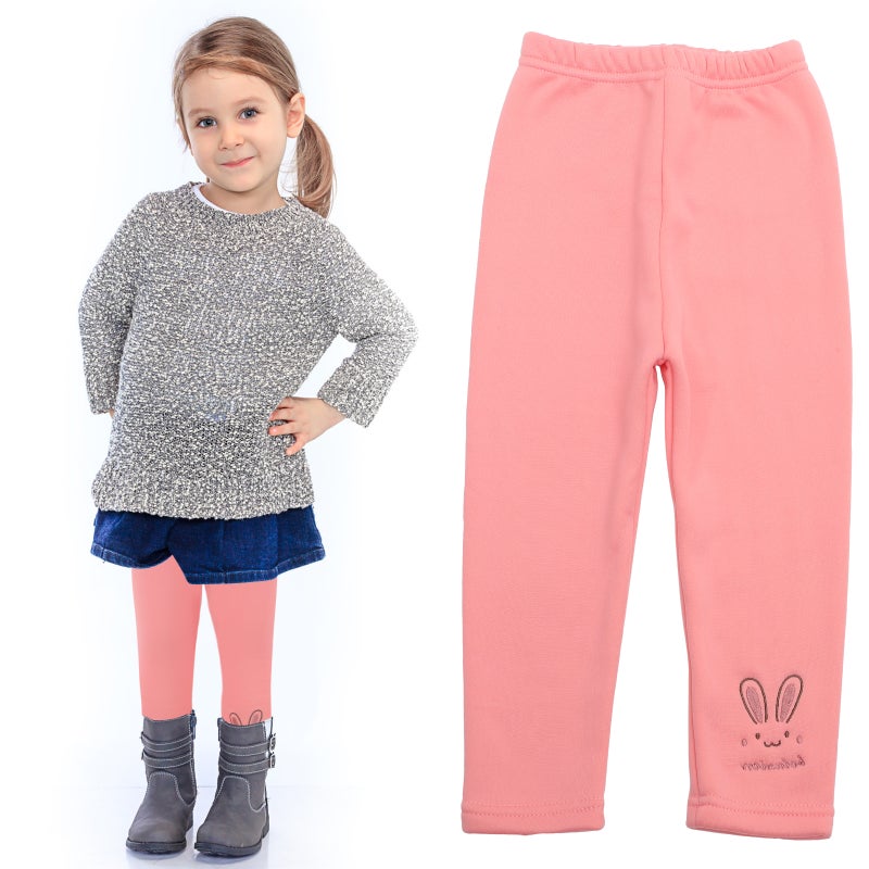 Thick Thermal Tights Winter Warm Lined Leggings Girl Leggings Kids Lined Leggings - Image 1