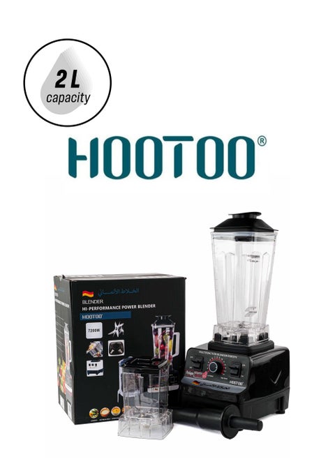 A powerful and versatile German technology blender.mixer with a capacity of 2 liters, blender machine with a power of 7200 watts, juicer machine sharp and powerful blades that grind even glass.from HOOTOO.