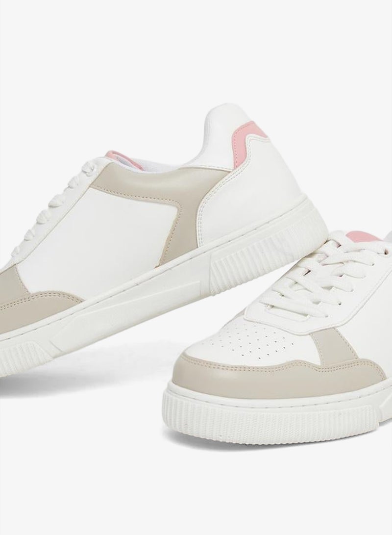 Styli Active Panelled Lace Up Sneakers - Image 4