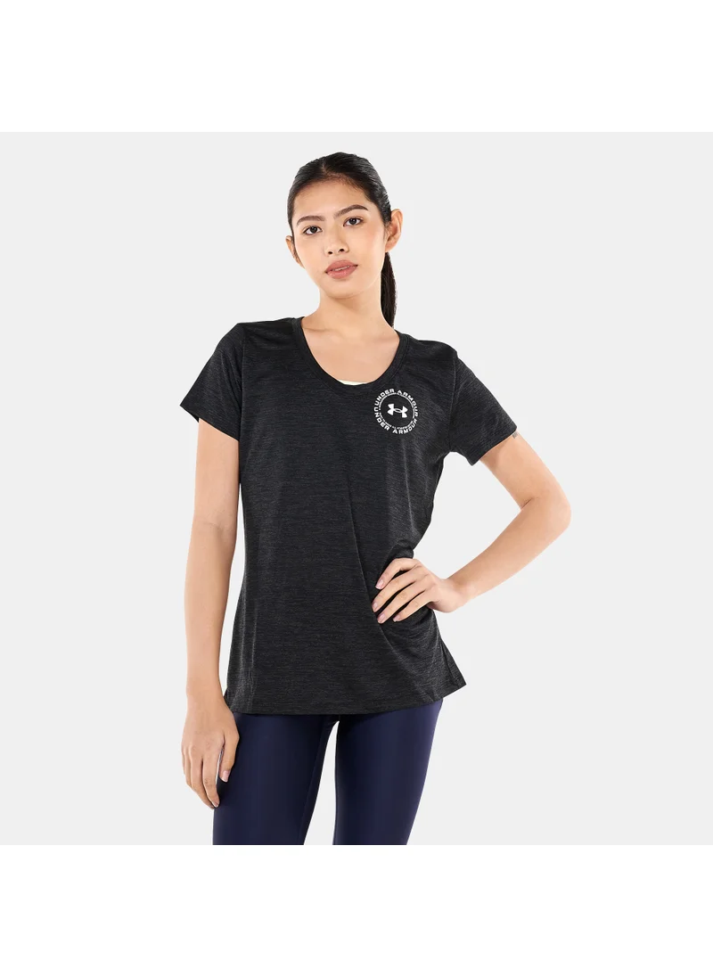 UNDER ARMOUR Women's UA Tech™ Twist Crest T-Shirt