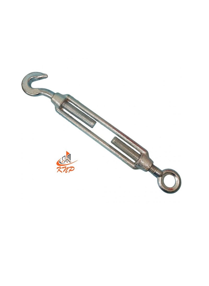 KNP Zinc Plated Turn Buckle Hook And Eye M10  - Image 1