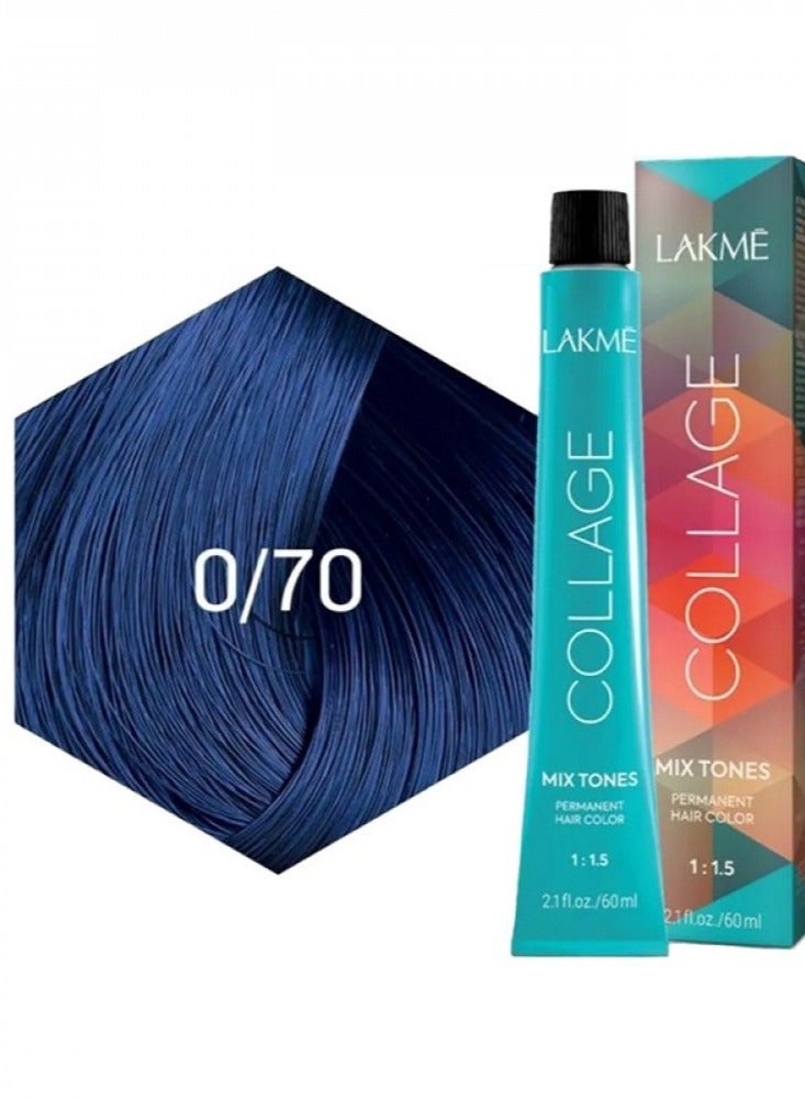 لاكمي صبغة لاكمي كولاج ازرق 0/70   حجم 60ملي