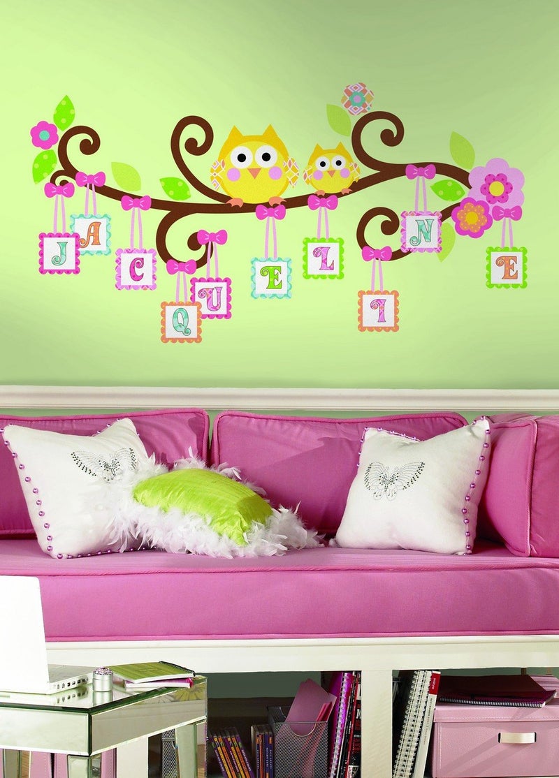 RoomMates RMK2079GM Happi Scroll Tree Letter Branch Peel and Stick Giant Wall Decal - Image 5