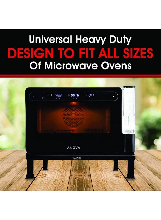 LEPOSE حامل فرن معدني عالي الجودة من ليبوز مع أرجل قابلة للطي، حامل فرن للمطبخ، حامل فرن ميكروويف للمطبخ، حامل فرن ميكرو في المطبخ، حامل فرن ميكروويف، حامل فرن ميكروويف (حامل فرن) - Image 4