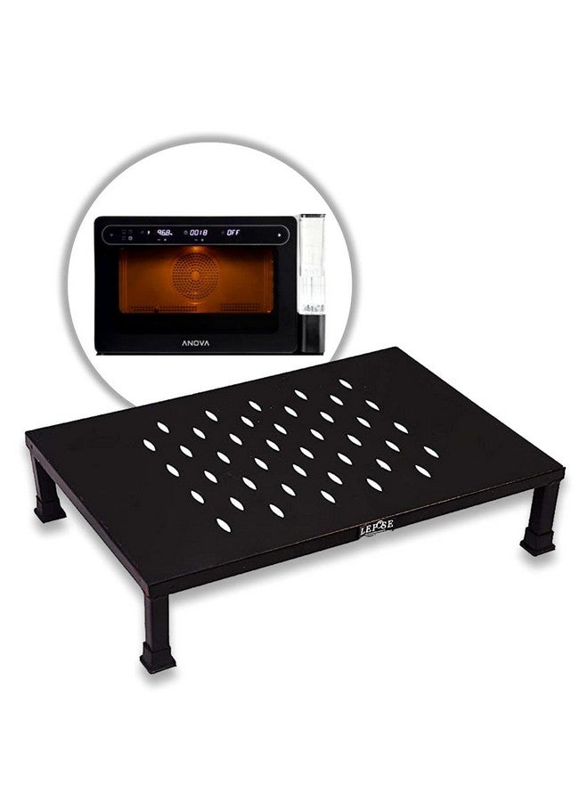 LEPOSE حامل فرن معدني عالي الجودة من ليبوز مع أرجل قابلة للطي، حامل فرن للمطبخ، حامل فرن ميكروويف للمطبخ، حامل فرن ميكرو في المطبخ، حامل فرن ميكروويف، حامل فرن ميكروويف (حامل فرن) - Image 1