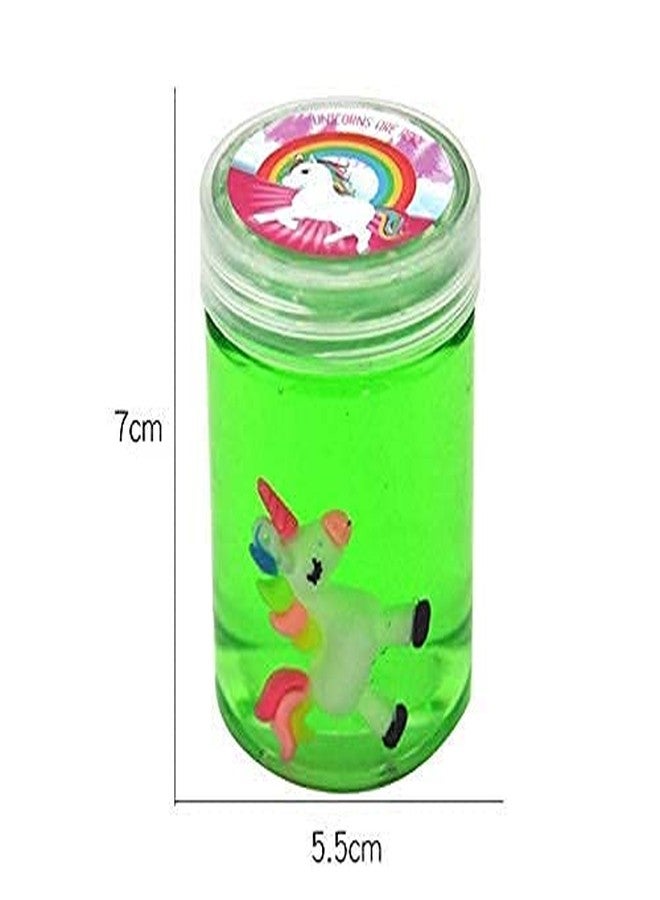 YBN Pack of 6 Unicorn Slime with Unicorn Inside | Soft & Squishy Stress Relief Party Favor Toy for Kids - Image 5