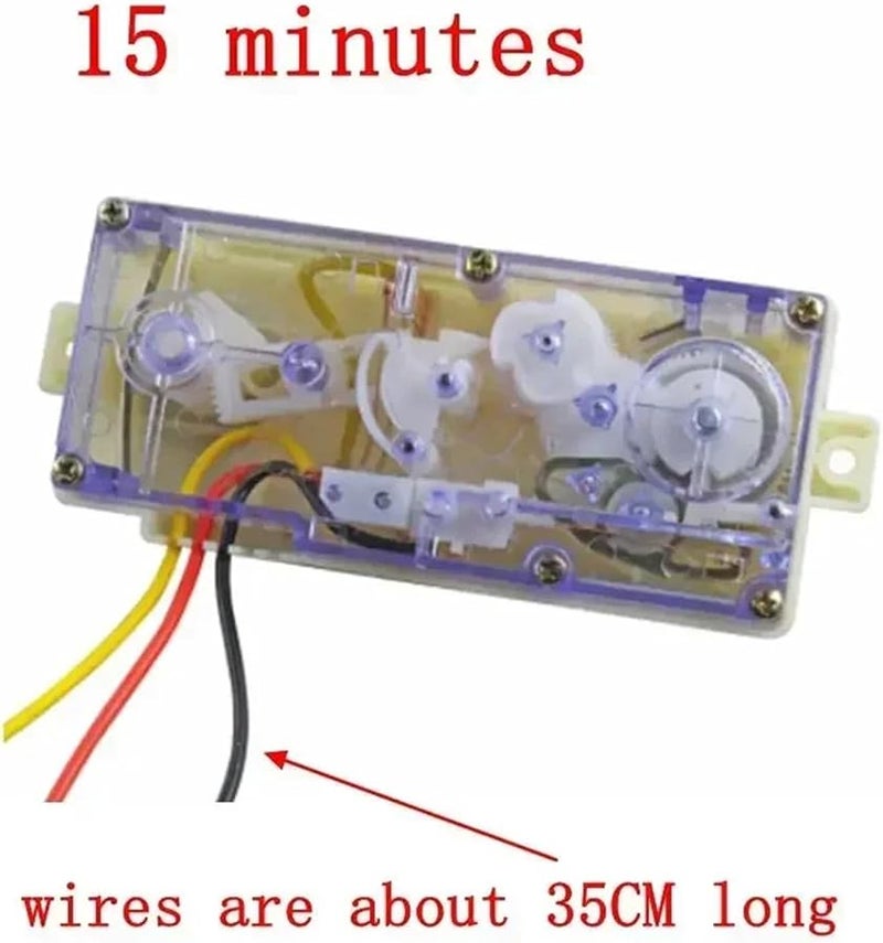 Semi Automatic Double Tub Washer Timer 3 Row 15 Minute Strip Switch - Image 5