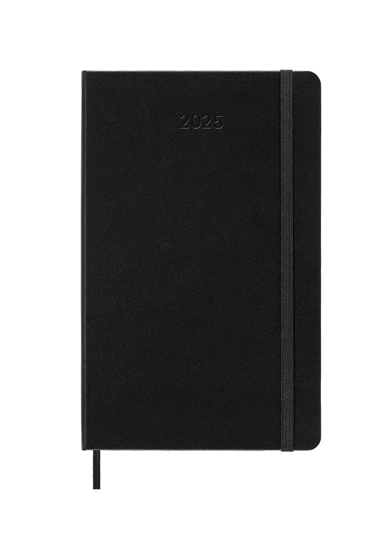 MOLESKINE - Classic 12-Month 2025 Weekly Planner Diary Large 13x21Cm Size Hard Cover Black - Image 1