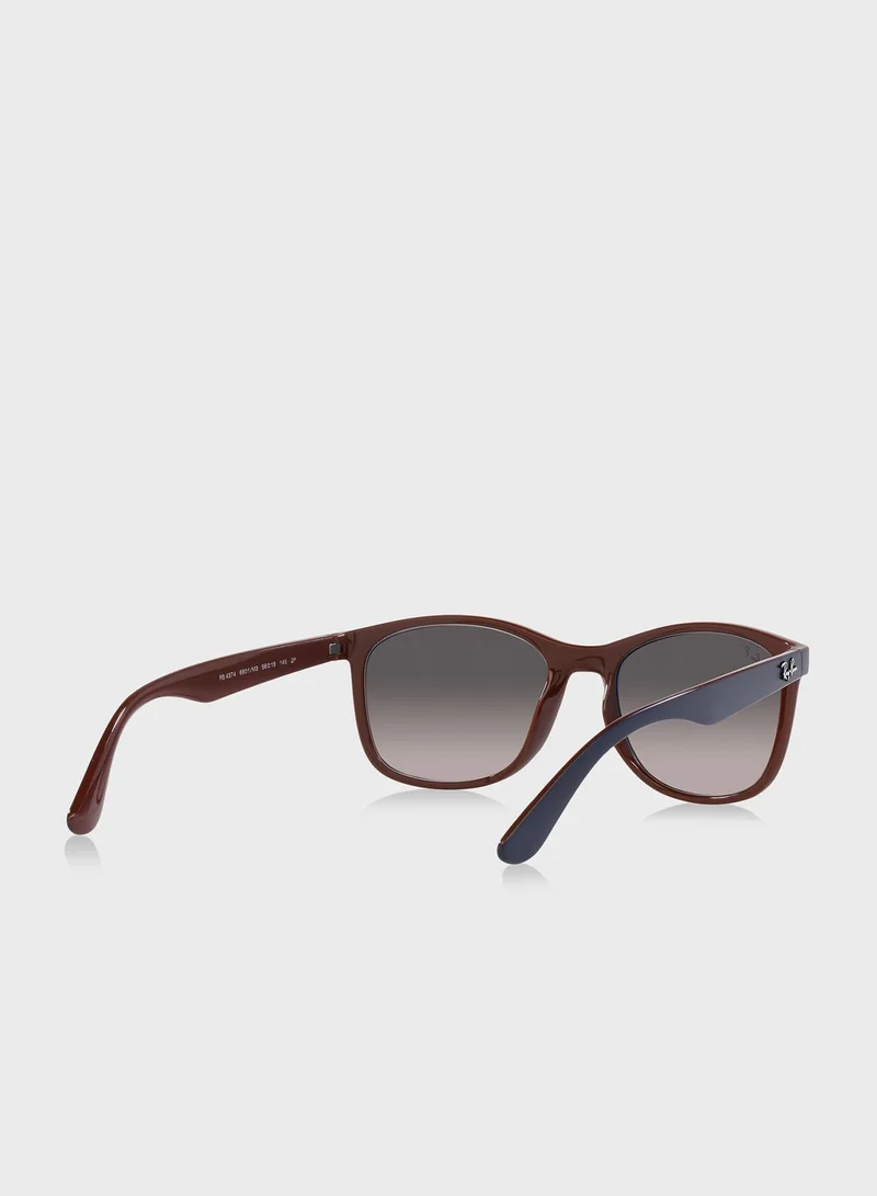 Ray-Ban 0Rb4374 Wayfarers Sunglasses