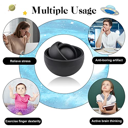 Yrissmiss Fidget Toys for Adults, Autism Sensory Toys for Autistic Children Kids 8-12, Gift Ideas Desk Toy ADHD Stress Relief Fidget Spinner Party Favors Cool Gadgets for Men Boys - Image 3