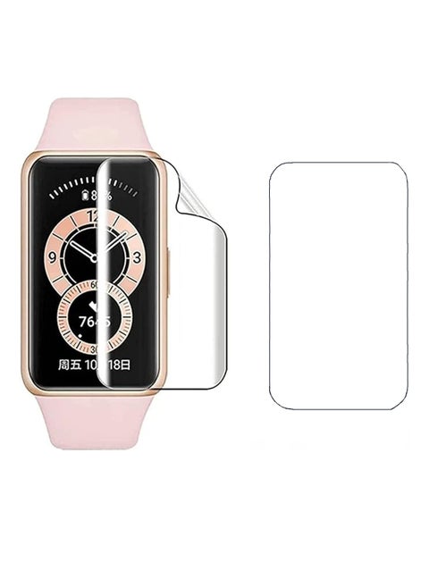 2 Pack Compatible with Honor Band 7 Screen Protector With 3D Curved Full Coverage PET Anti-scratch Bubble Free Anti-Fingerprint Easy Install Not Glass Film Screen Protector for Honor Band 7