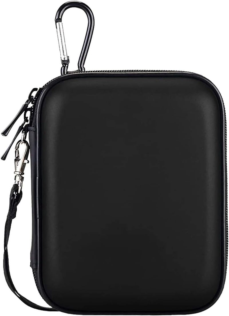 Lacdo Portable External Hard Drive Carrying Case for Western Digital WD My Passport Ultra WD Elements WD Gaming Drive 1TB 2TB 3TB 4TB 5TB USB 3.0 USB-C 2.5"Shockproof HDD Storage Travel Bag,Full Black - Image 5