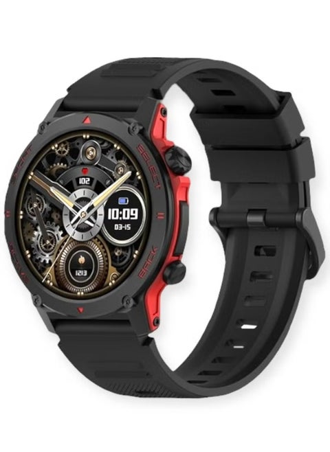 ZW13 Smart Watch 1.43" 466x466 DPI Resolution AMOLED Display, 7 Days Battery, IP68 Waterproof, 123+ Sports Modes, Heart-Rate, Bluetooth 5.2 Voice Calling, iOS/Android Compatibility, 2 Bands