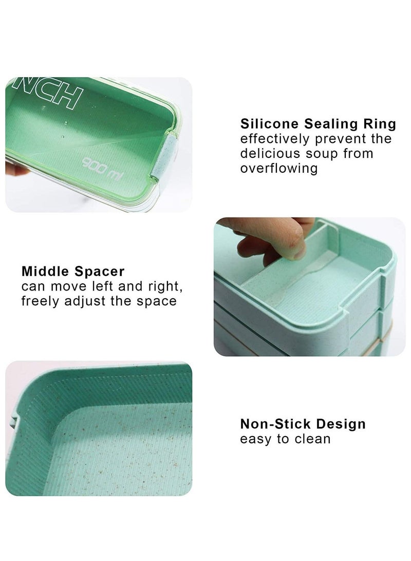 MIXDE 8 Piece   Leakproof Lunch Box for Kids  Adults Office Workers - Image 3