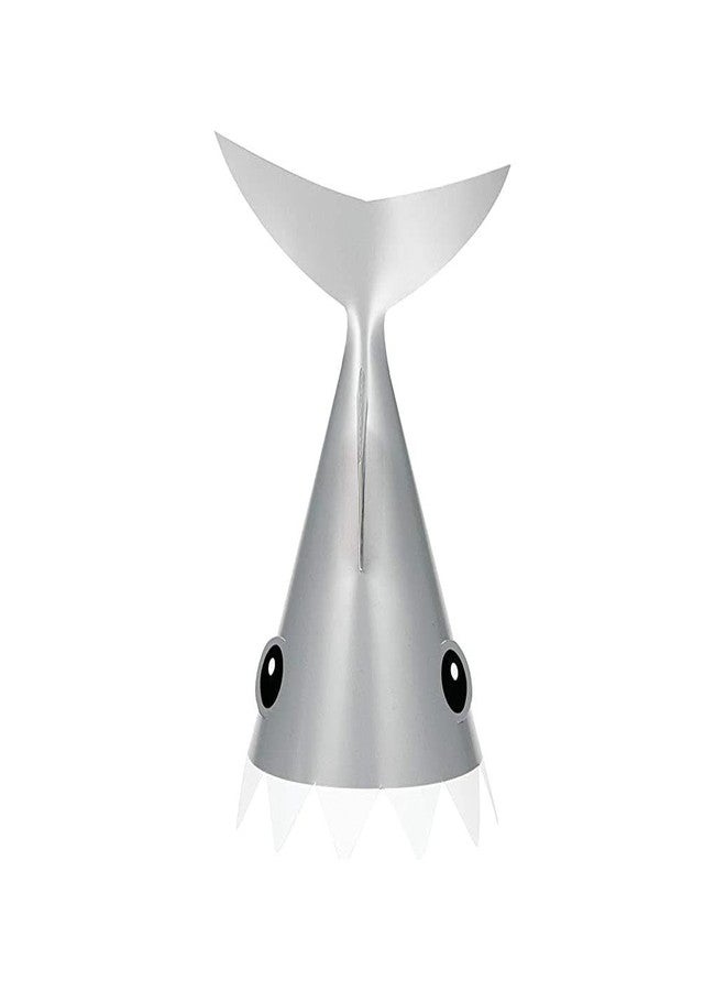 كرييتف كونفيرتينج قبعات حفلات على شكل سمكة قرش، 8 قطع - Image 2