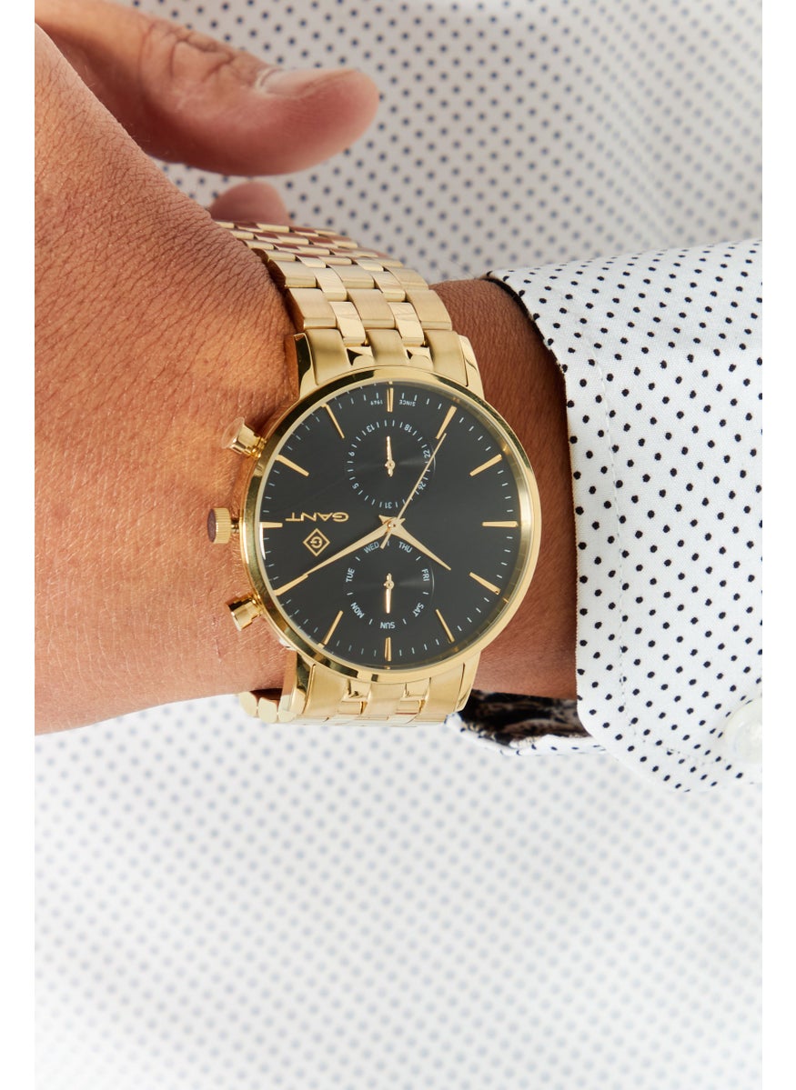 GANT Men G121013 Stainless Steel Analog Watch, Gold  - Image 2