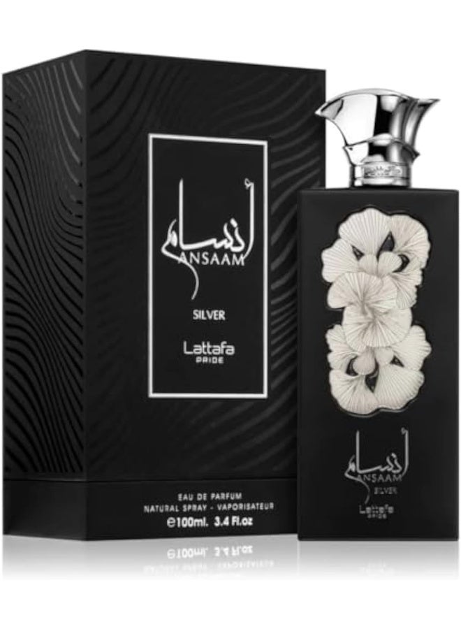 Lattafa Ansaam Silver Eau de Parfum 100ml - Image 1