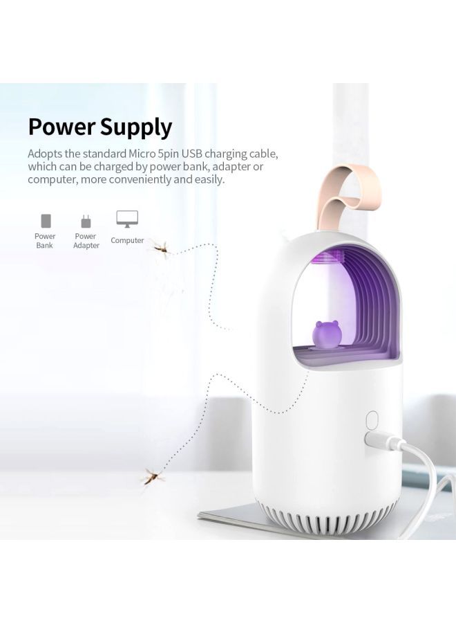 NIBEMINENT USB Mosquito Killer Lamp 2W White - Image 2