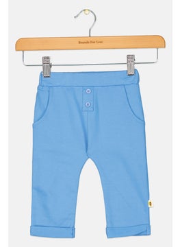 Toddlers Boy Plain Pants, Blue