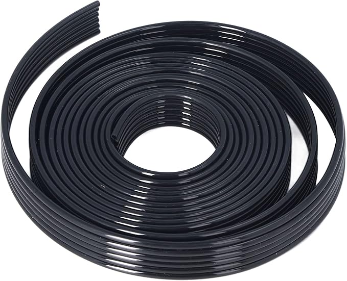 HTPE Resin Anti Aging Flexible Printer Ink Pipe 6 Lines Replacement Black - Image 1