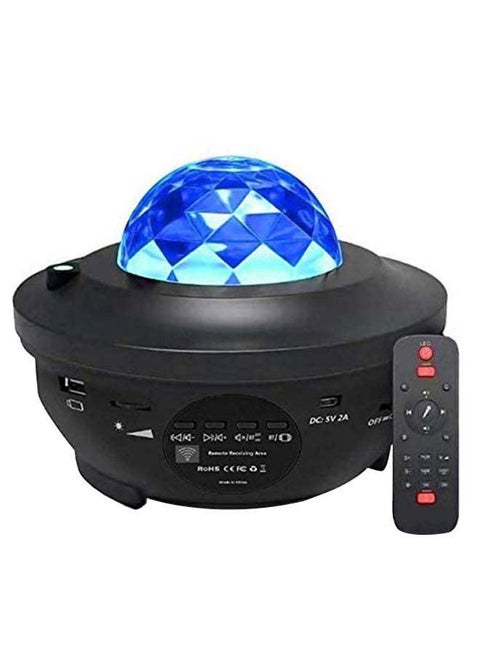 Bluetooth Night Projector Light With Remote Black/Blue