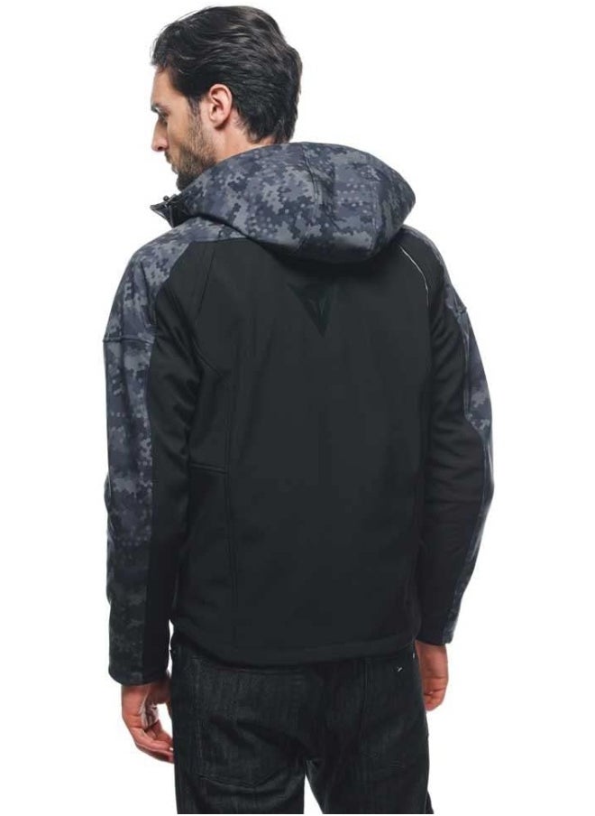 Dainese Men'S Ignite Tex Jacket Motorbike Jacket For Men, Water Repellent And Breathable Fabric Fleece, Men Motorcycle Jacket Rainproof, Shoulder And Elbow Protectors  - Image 2