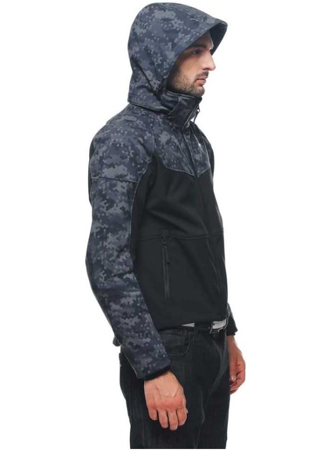 Dainese Men'S Ignite Tex Jacket Motorbike Jacket For Men, Water Repellent And Breathable Fabric Fleece, Men Motorcycle Jacket Rainproof, Shoulder And Elbow Protectors  - Image 4