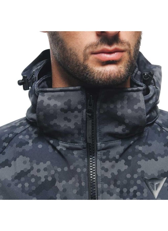 Dainese Men'S Ignite Tex Jacket Motorbike Jacket For Men, Water Repellent And Breathable Fabric Fleece, Men Motorcycle Jacket Rainproof, Shoulder And Elbow Protectors  - Image 5