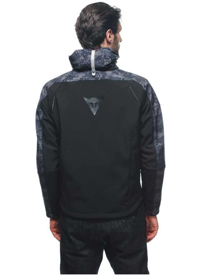 Dainese Men'S Ignite Tex Jacket Motorbike Jacket For Men, Water Repellent And Breathable Fabric Fleece, Men Motorcycle Jacket Rainproof, Shoulder And Elbow Protectors  - Image 3