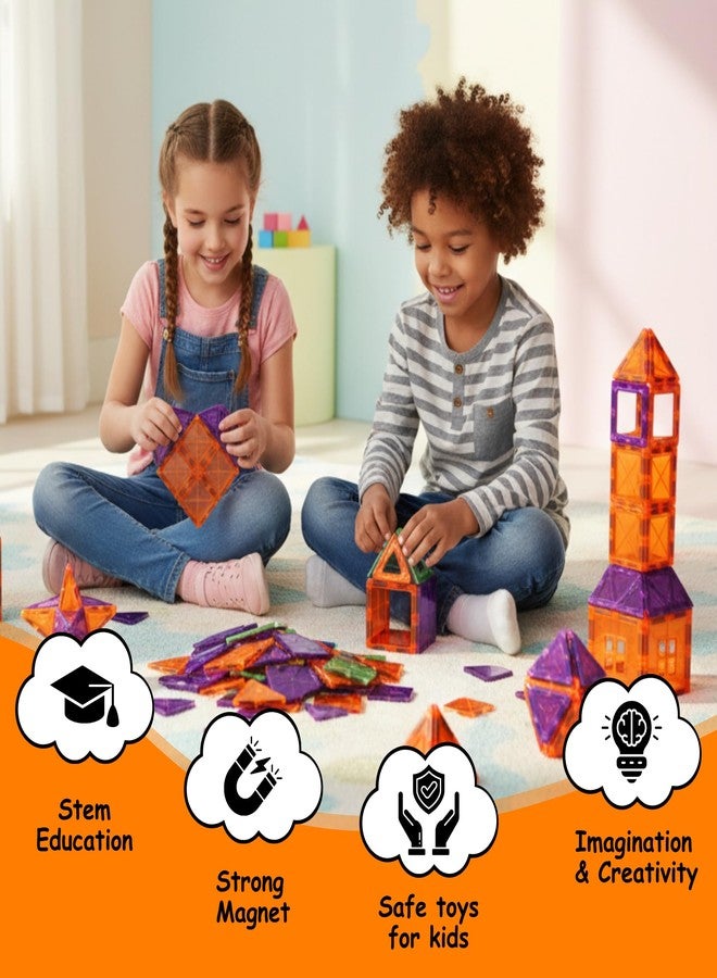 TOYTASTIC Magnetic Tiles Building Blocks for Kids Preschool Educational Magnetic Construction Toys for Creative Learning & Brain Development Safe STEM Toy for Toddlers Age 3–8 Years (28 Pieces) - Image 4