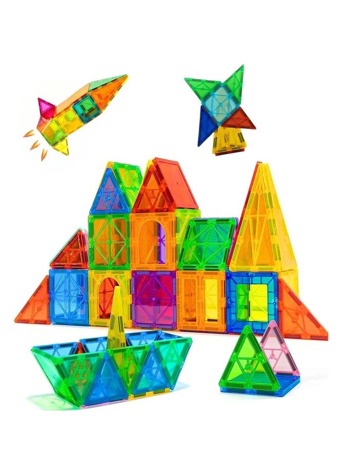 TOYTASTIC Magnetic Tiles Building Blocks for Kids Preschool Educational Magnetic Construction Toys for Creative Learning & Brain Development Safe STEM Toy for Toddlers Age 3–8 Years (28 Pieces) - Image 1