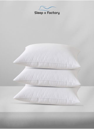 3 White Pillows