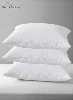 3 White Pillows