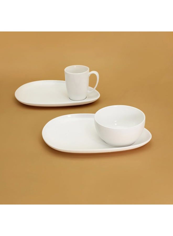 Creativity Home Soup Bowls and Sandwich Plate combo, 13.8 oz Soup Bowls/Mugs Paired with 10.9-inch Ceramic Plates- Soup/Cracker Bowls Sets for Breakfast, Bread Dipping Bowls, Bowls and Plate combo - Image 5