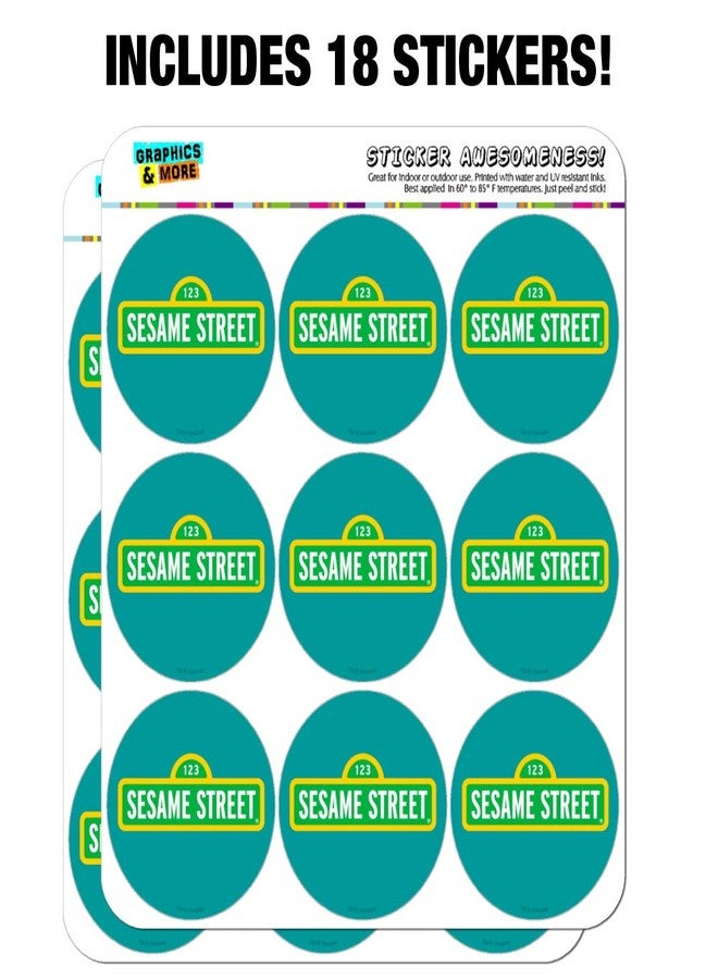 GRAPHICS & MORE Sesame Street Logo Planner Calendar Scrapbooking Crafting Stickers - Image 3