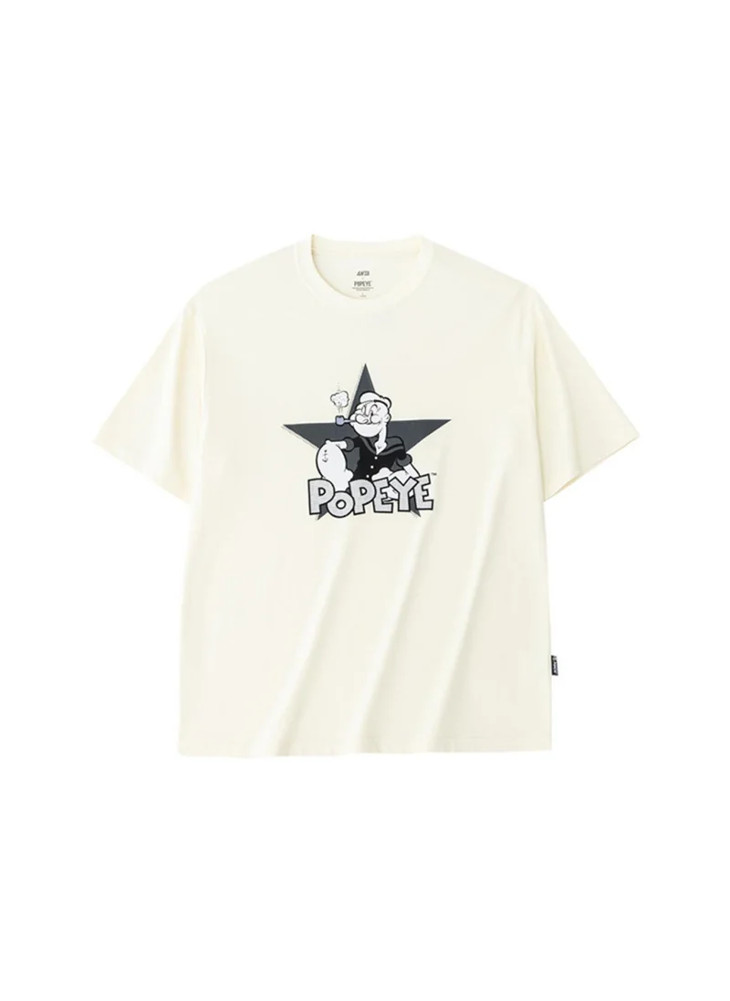 ANTA CLASSICAL CULTURE Short T-Shirt White