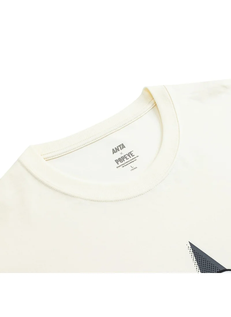 Anta White CLASSICAL CULTURE Short T-Shirt for Men | Best Price UAE