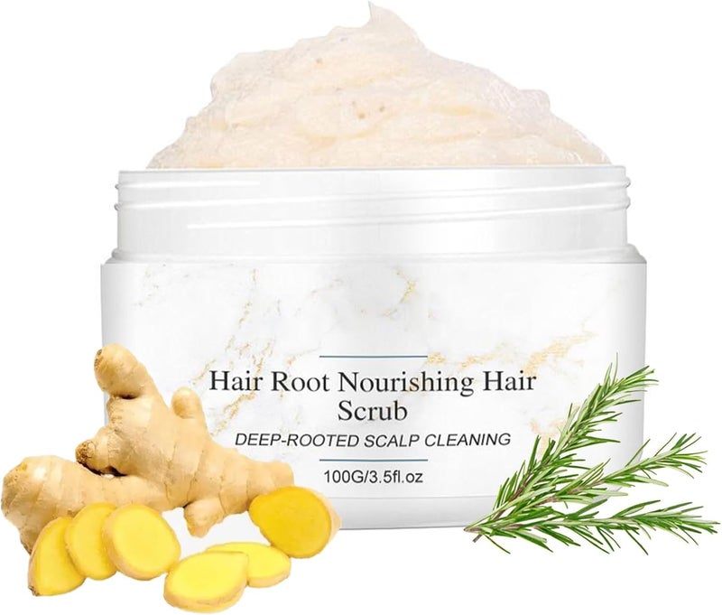 Luckam Rosemary Scalp Scrub, Exfoliator for Build Up Removal, Nourishing Hair Treatment and Care, Hair Exfoliate Scrub for Healthy Scalp, 3.5 oz - Image 1