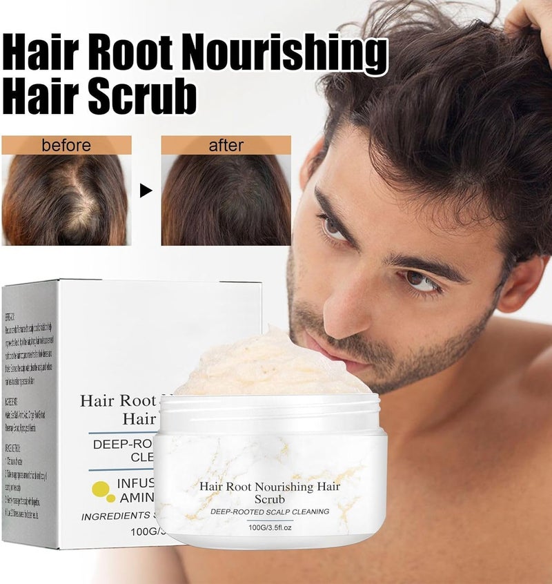 Luckam Rosemary Scalp Scrub, Exfoliator for Build Up Removal, Nourishing Hair Treatment and Care, Hair Exfoliate Scrub for Healthy Scalp, 3.5 oz - Image 2