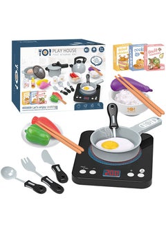 Halamine 36 Pcs Kitchen Pretend Play Toy Set， Realistic Kitchen Plastic Miniature Pretend Play Toy Set For Kids  - Image 2