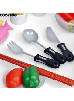 Halamine 36 Pcs Kitchen Pretend Play Toy Set， Realistic Kitchen Plastic Miniature Pretend Play Toy Set For Kids  - Image 4