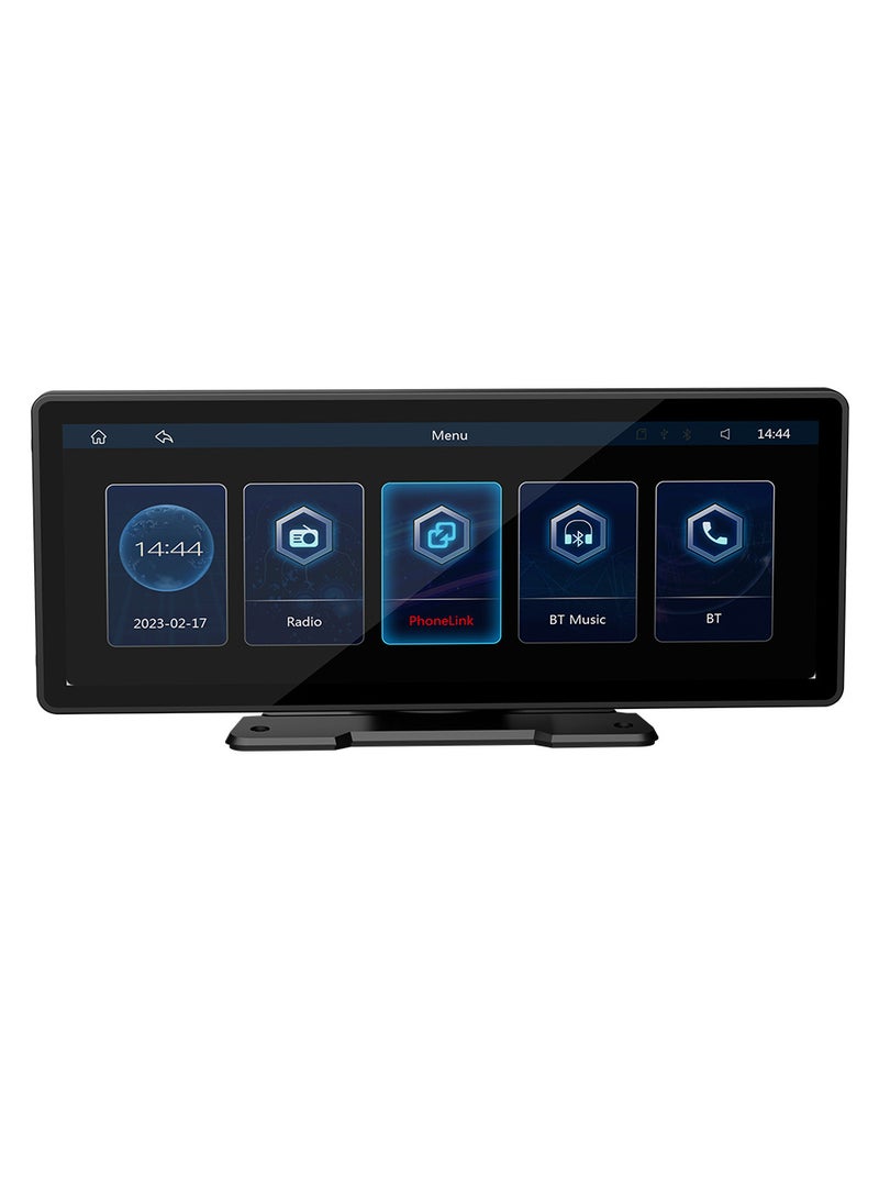 9.3 Inch Car Stereo MP5 Player BT Hands-Free Calling FM Radio Support Carplay Android Auto Phone Link Reversing Assist U-Disk/TF Card with Adjustable Bracket - Image 2