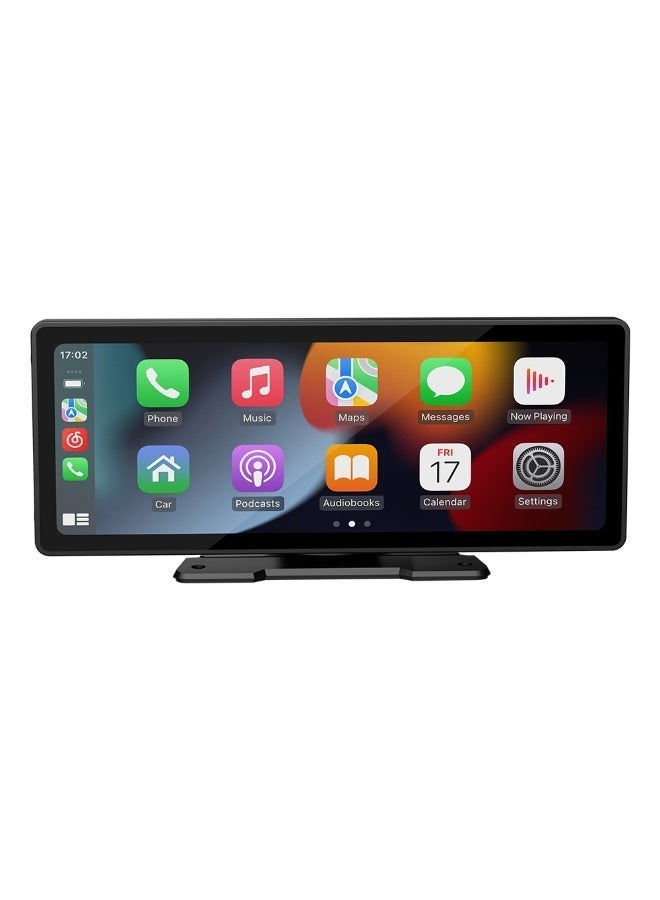 10.26 Inch Car Stereo MP5 Player BT Hands-Free Calling FM Radio Support Carplay Android Auto Phone Link Reversing Assist U-Disk/TF Card with Adjustable Bracket - Image 2